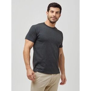 Fresh Clean Threads Crew Men's Short Sleeve T Shirt Charcoal NWT Short Size XLT